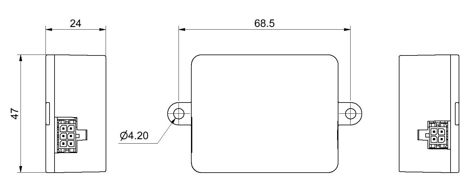 Camactive HARDWARE - dimensions