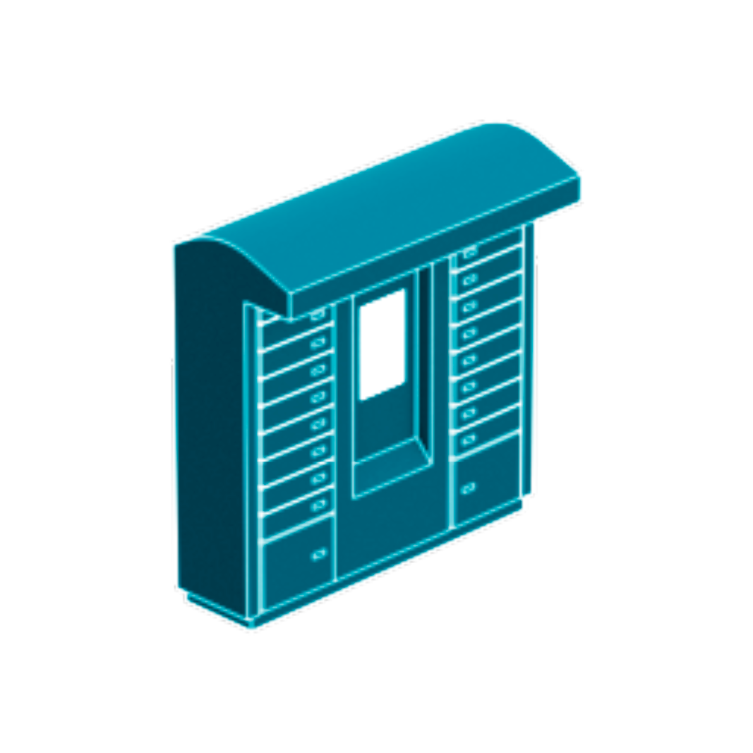 Smart lockers icon