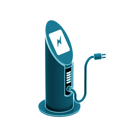 EV charging icon